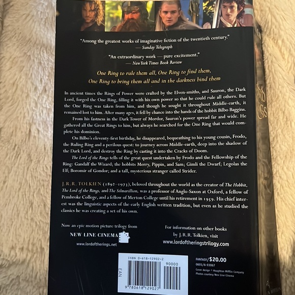 Lord of the Rings One volume edition NWT - Picture 2 of 3